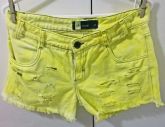 Short amarelo limão